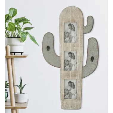 RAMKA DO ZDJĘCIA KAKTUS 39X3X71,5 cm (WYMIARY WEWNĘTRZNE 10X15 cm)